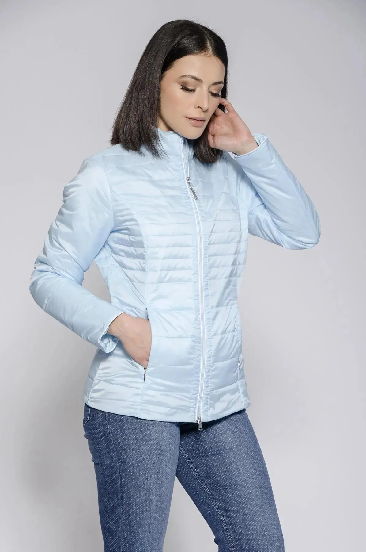 Easy jacket con zip e piping DORABELLA EASY