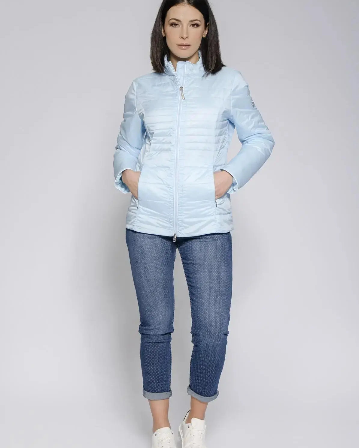 Easy jacket con zip e piping DORABELLA EASY