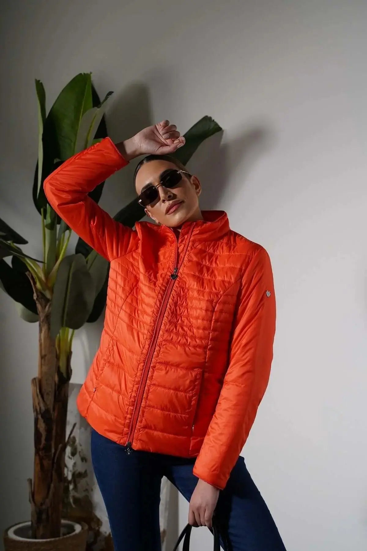 Easy jacket con zip e piping PAPAVERO DORABELLA EASY