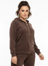 Felpa con cappuccio CIOCCOLATO DORABELLA PIU'