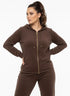 Felpa con cappuccio CIOCCOLATO DORABELLA PIU'