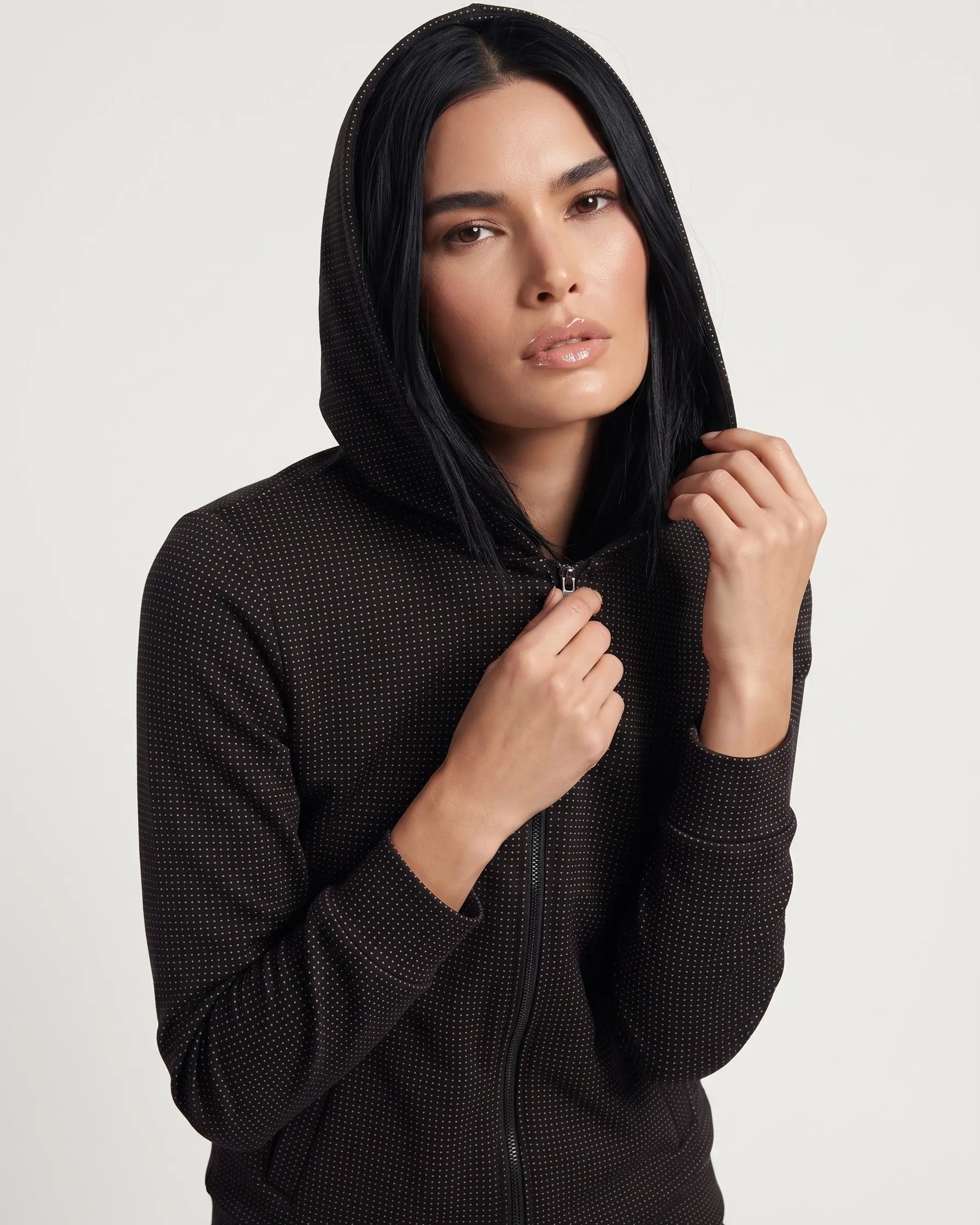 Felpa con micro pattern DORABELLA