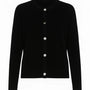 Finto cardigan con bottoni gioiello DORABELLA XL / Nero