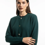 Finto cardigan con bottoni gioiello DORABELLA