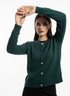 Finto cardigan con bottoni gioiello DORABELLA