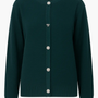 Finto cardigan con bottoni gioiello DORABELLA