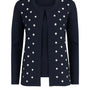Finto twin set a pois DORABELLA XXL / Blu