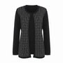 Finto twin set con filo lurex DORABELLA XL / Nero