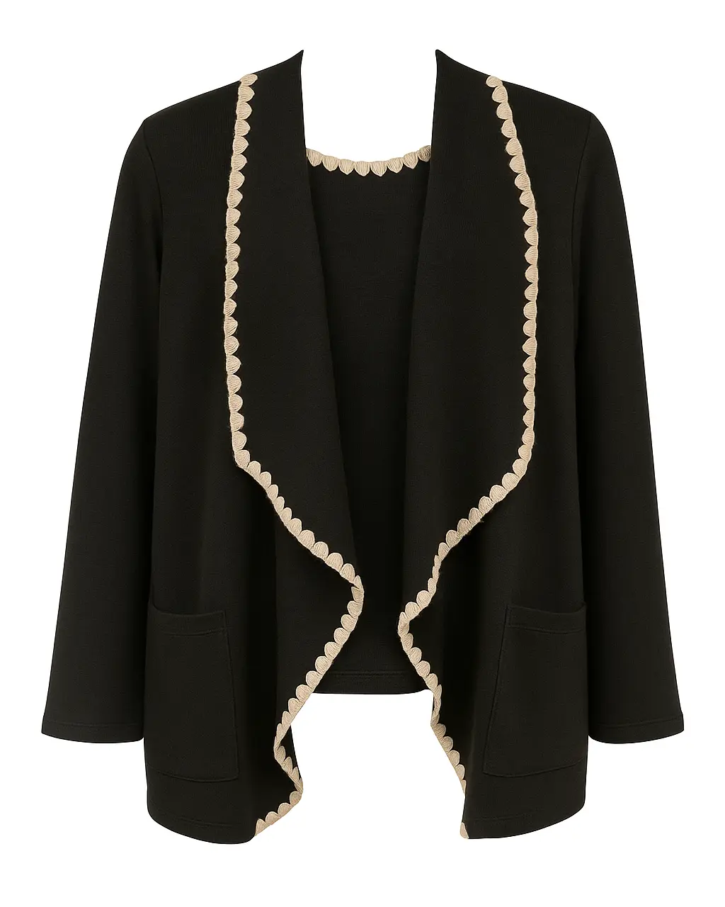 Finto twin set con profili a contrasto DORABELLA PIU'