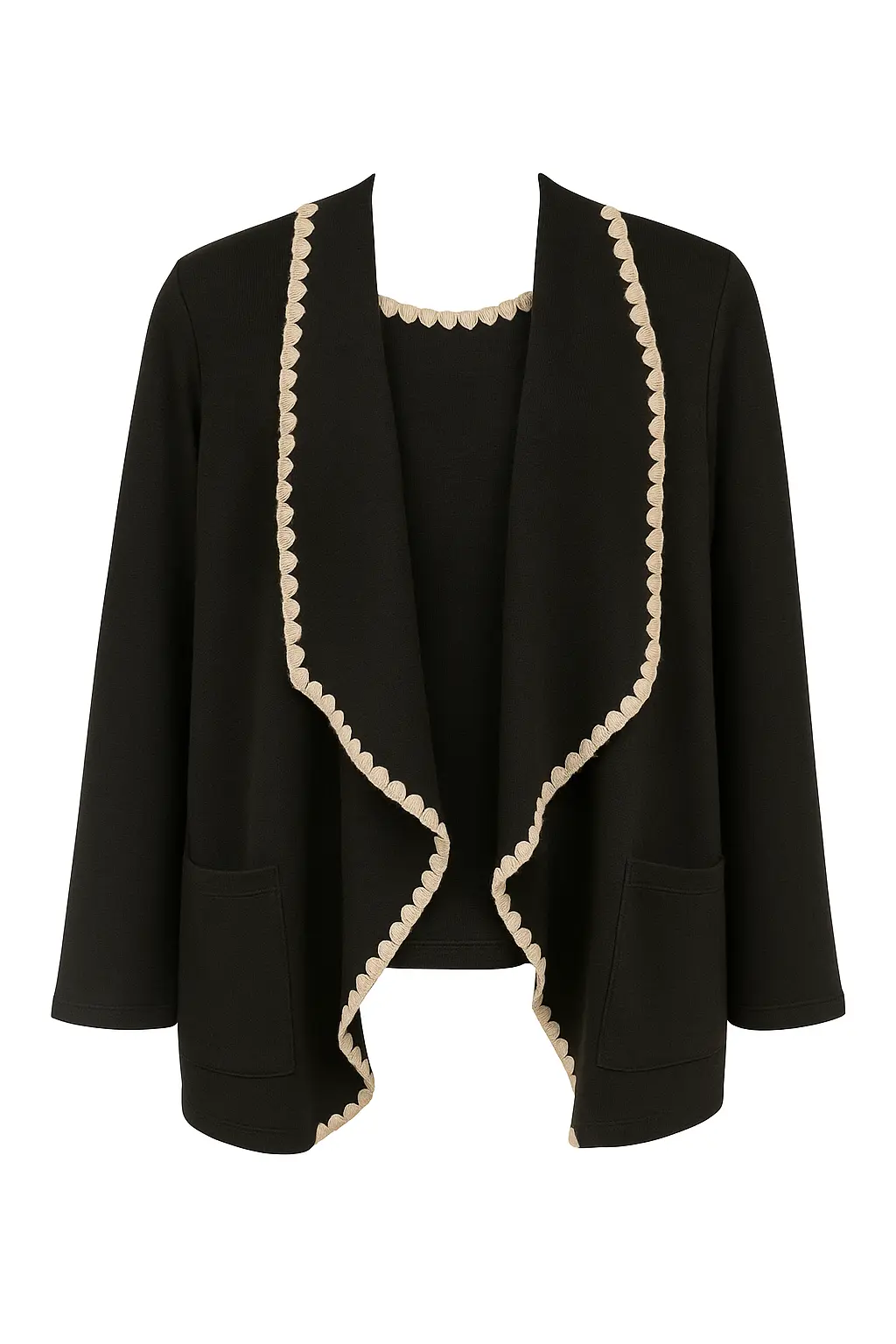 Finto twin set con profili a contrasto DORABELLA PIU'