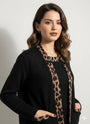 Finto twin set con profili animalier DORABELLA
