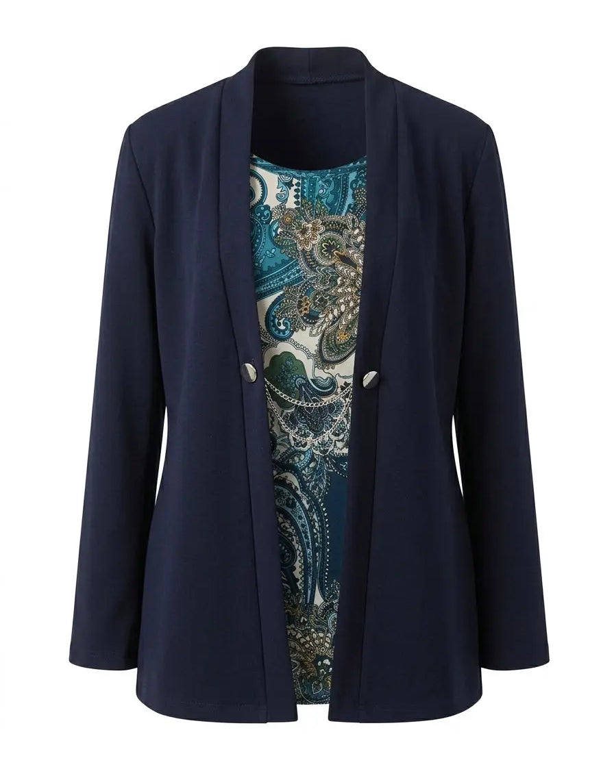 Finto twinset con accessorio DORABELLA