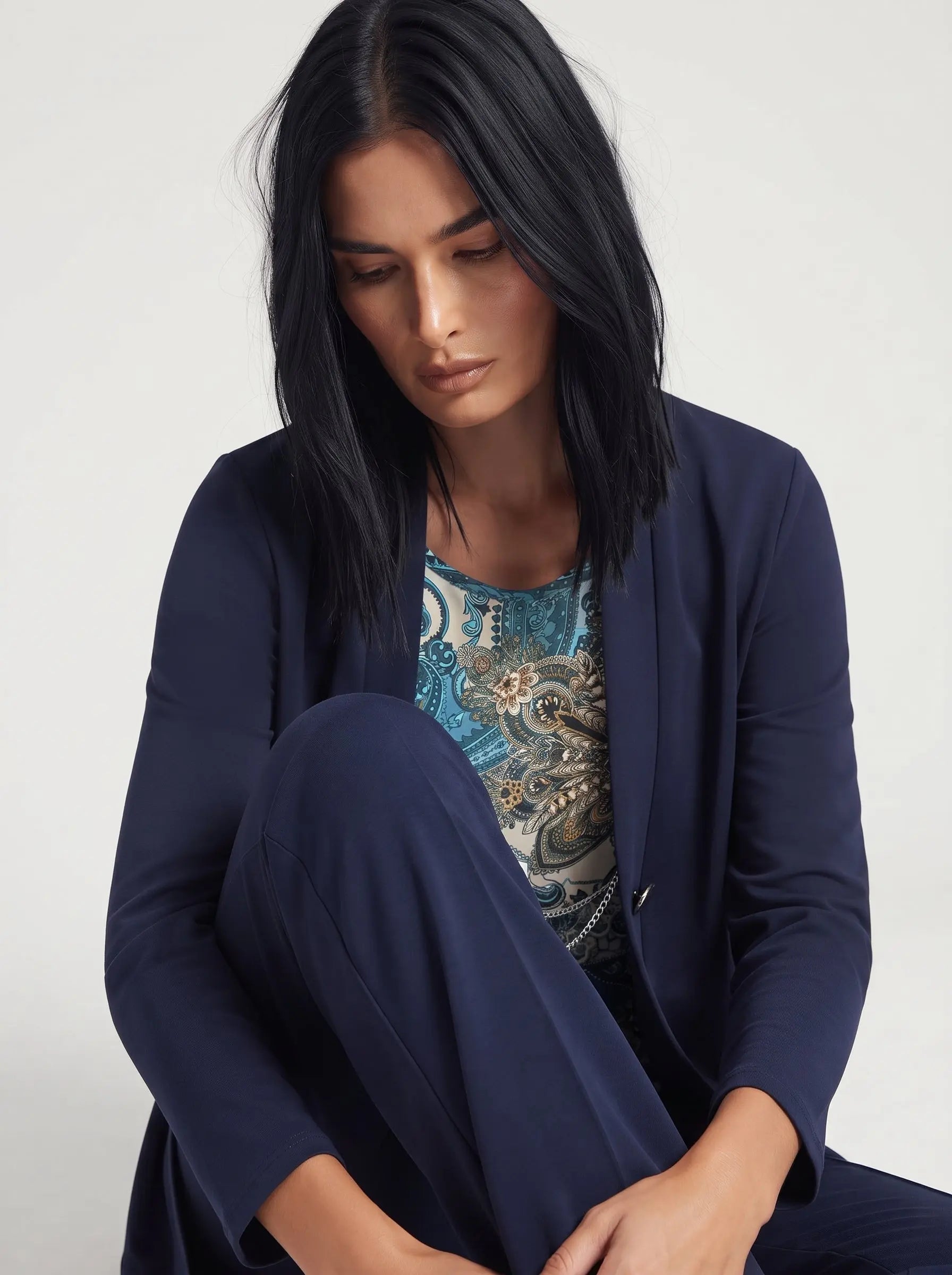 Finto twinset con accessorio DORABELLA