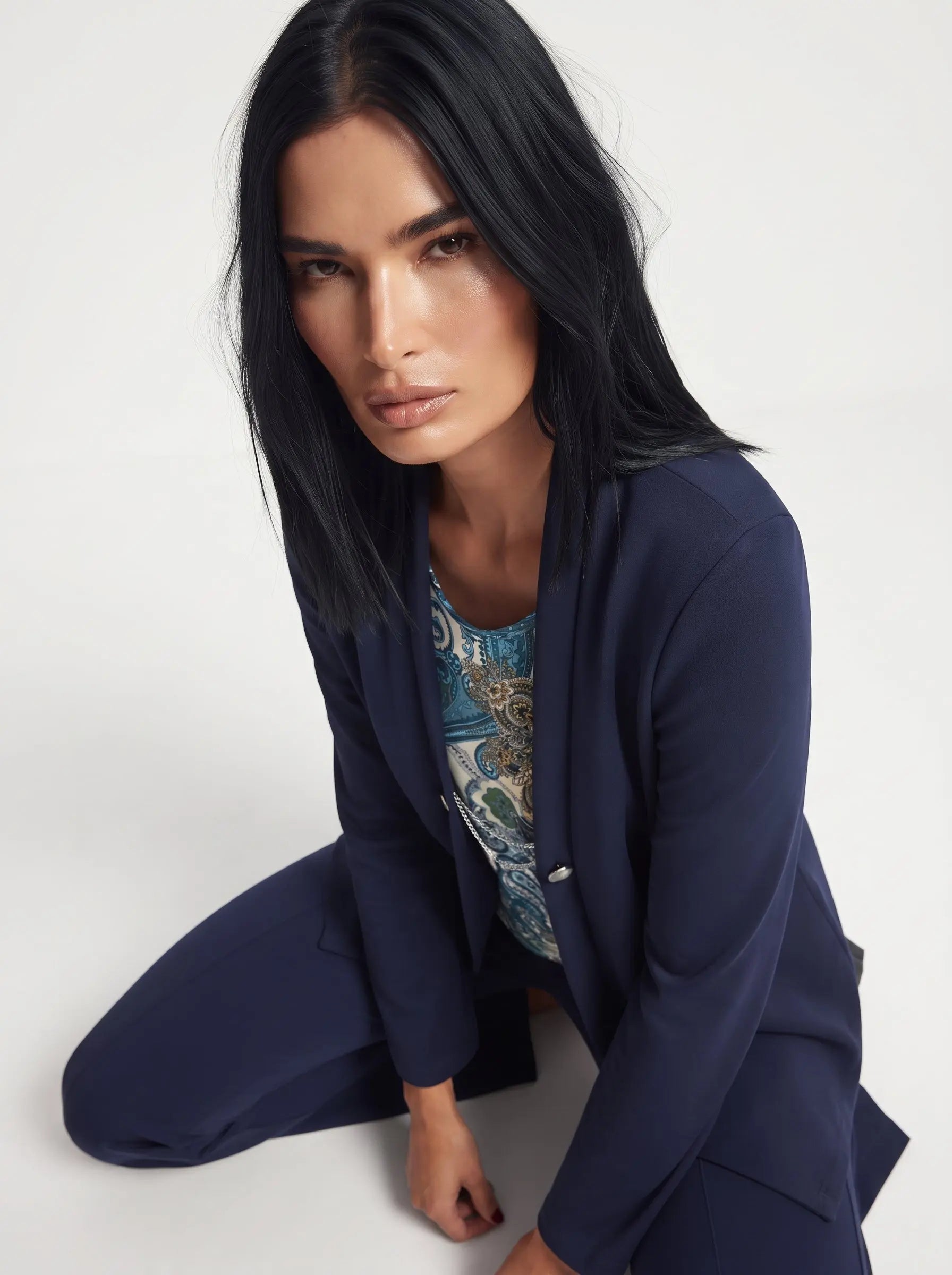 Finto twinset con accessorio DORABELLA