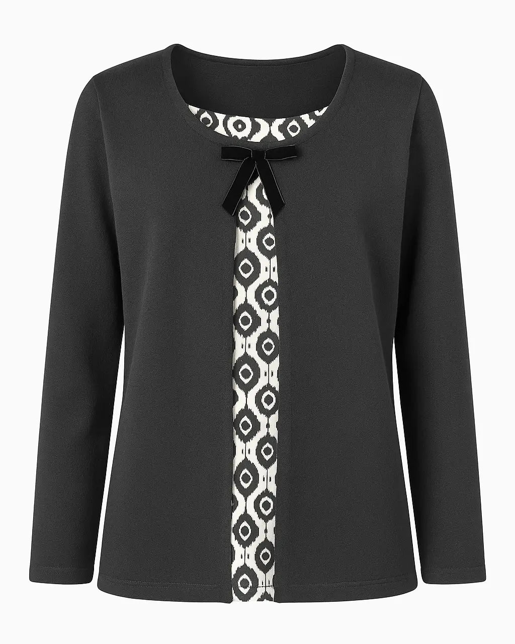 Finto twinset con fiocchi DORABELLA