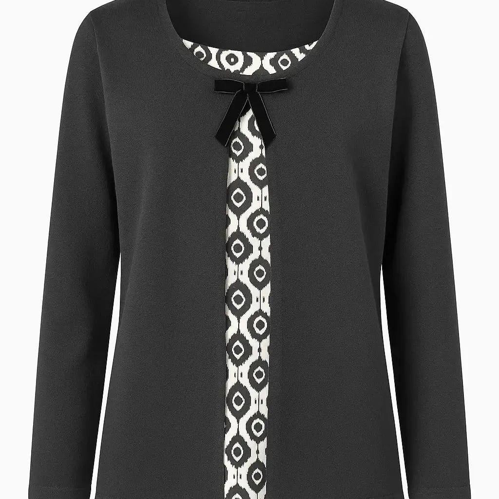 Finto twinset con fiocchi DORABELLA