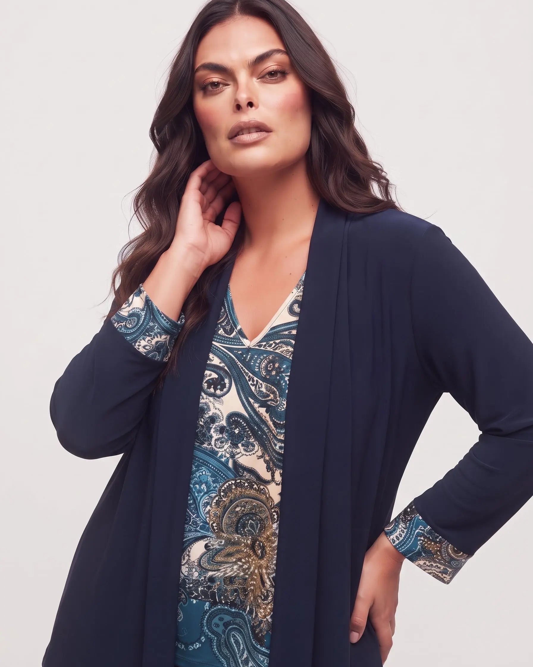 Finto twinset con scollo a V DORABELLA PIU'