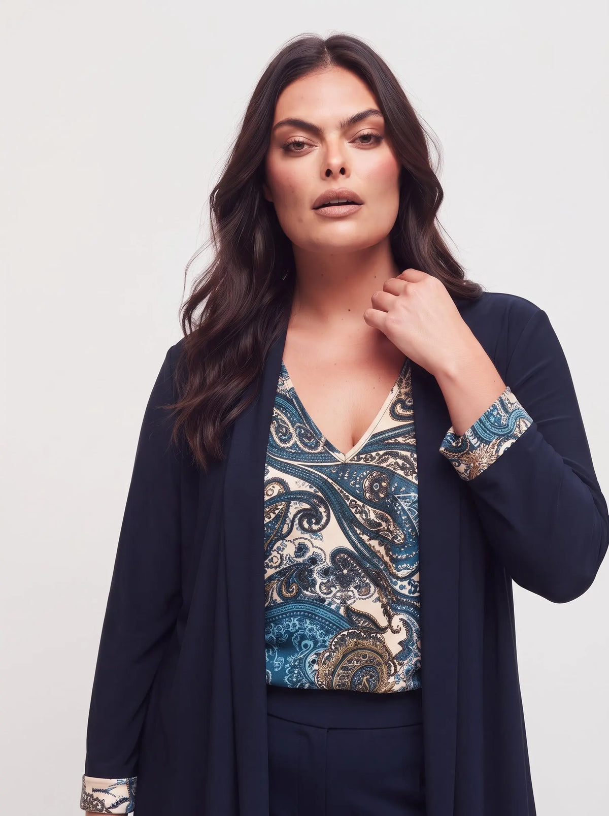 Finto twinset con scollo a V DORABELLA PIU'