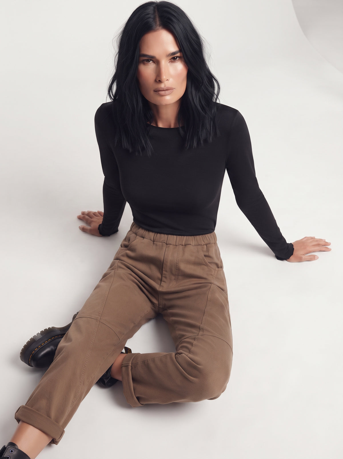 Pantalone in felpa con tagli