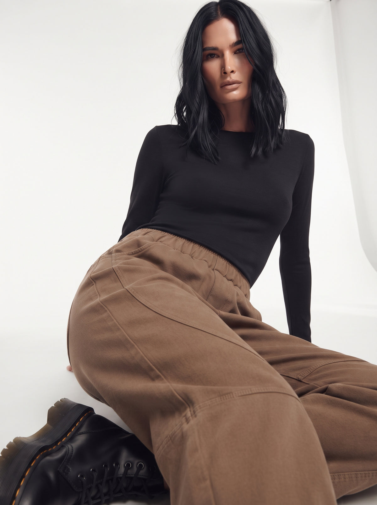 Pantalone in felpa con tagli