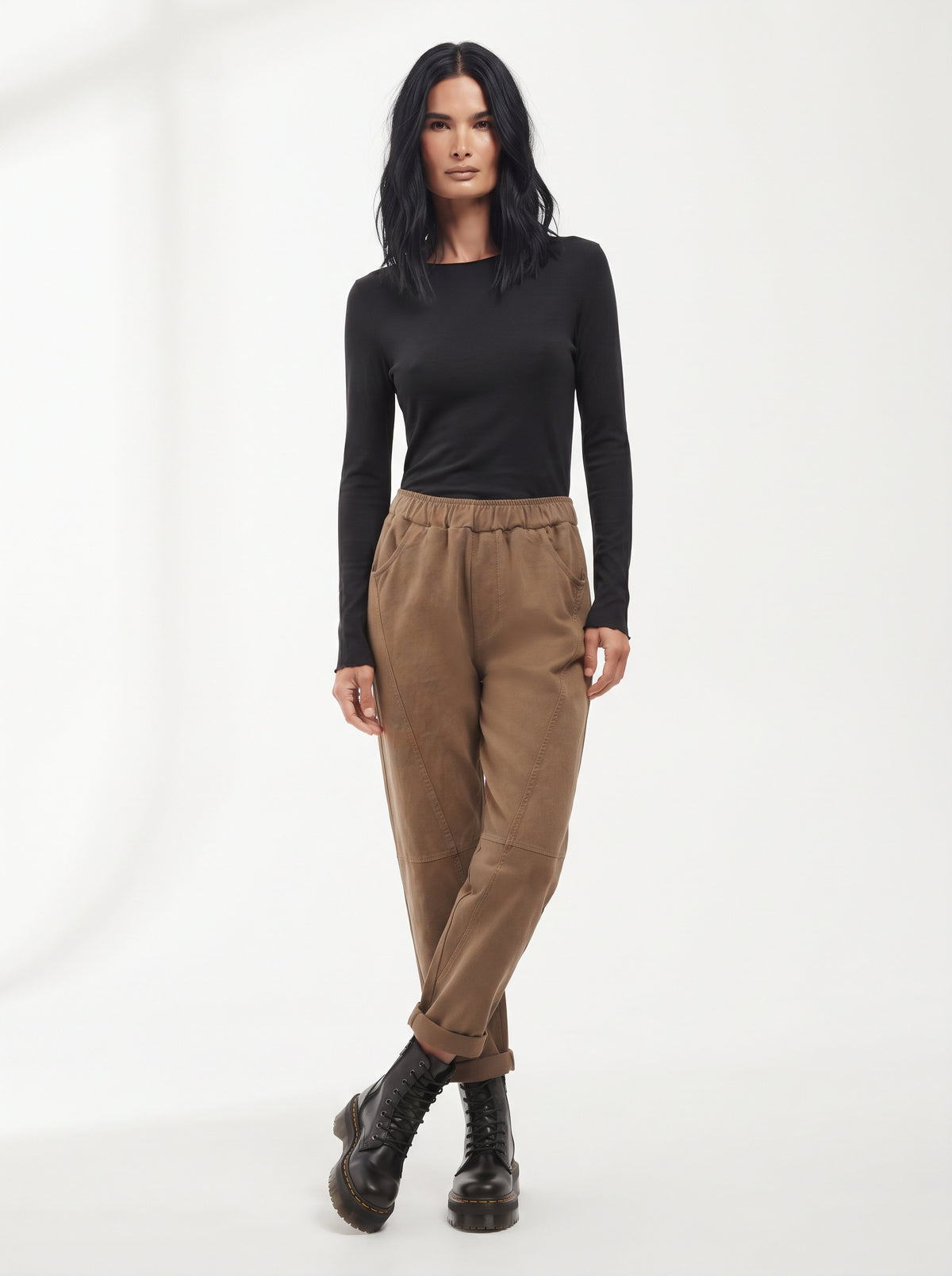 Pantalone in felpa con tagli