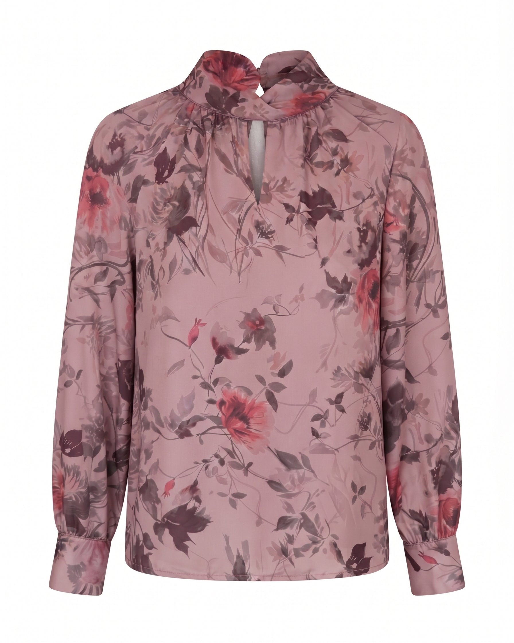 Blusa con collo intrecciato