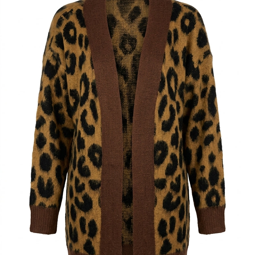Cardigan animalier