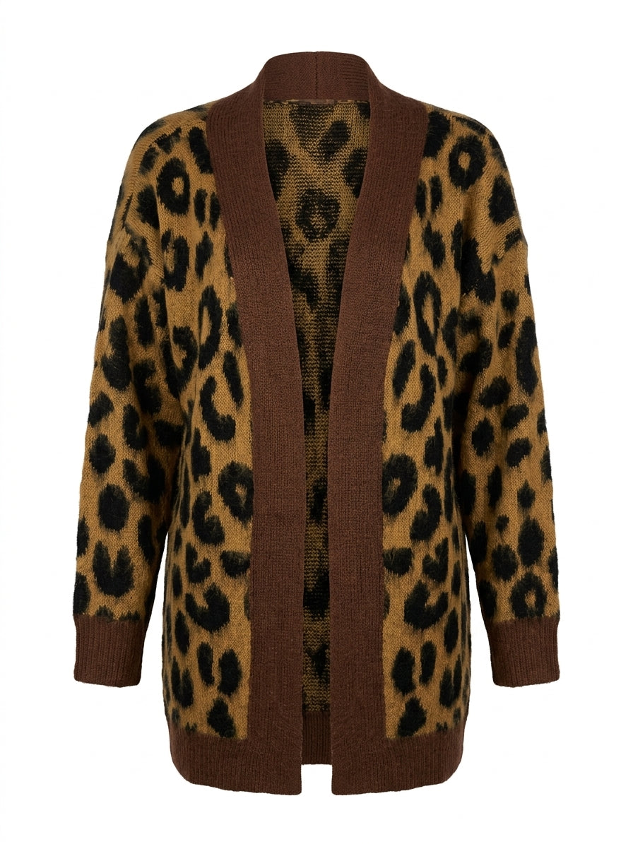 Cardigan animalier