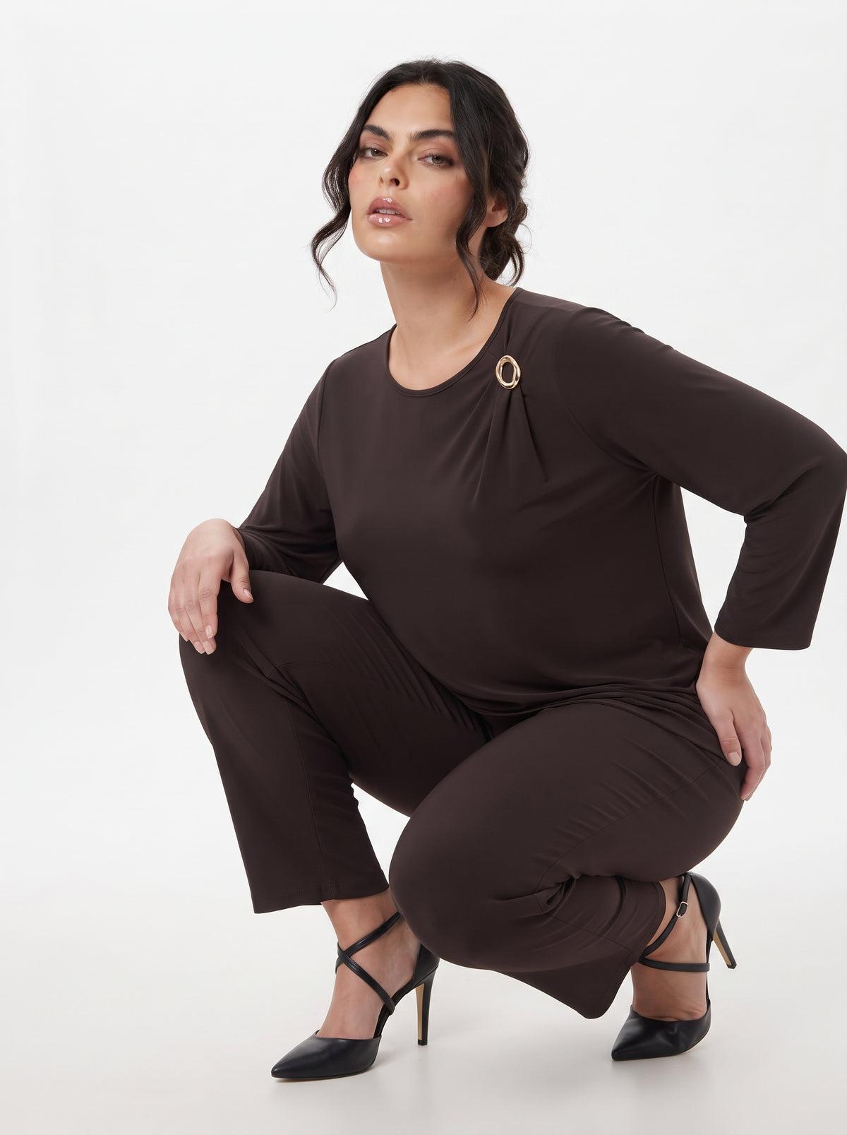 Blusa con accessorio