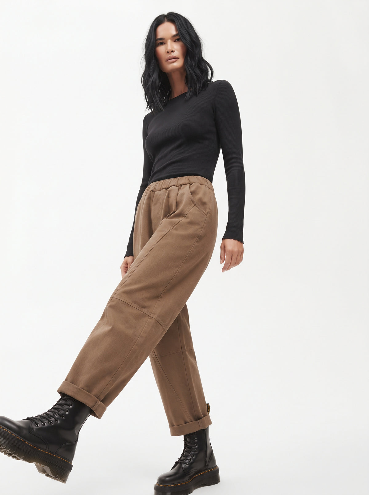 Pantalone in felpa con tagli