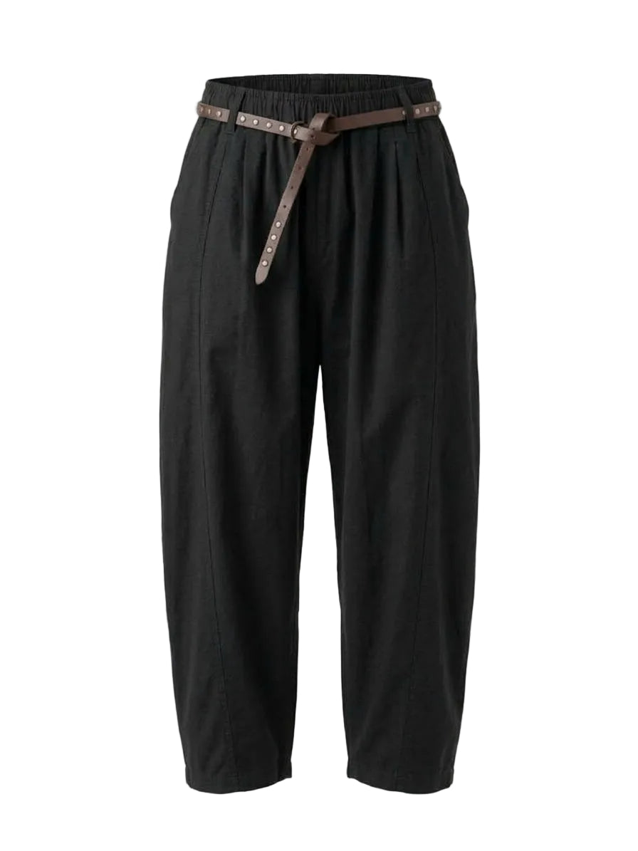 Pantalone balloon con cintura