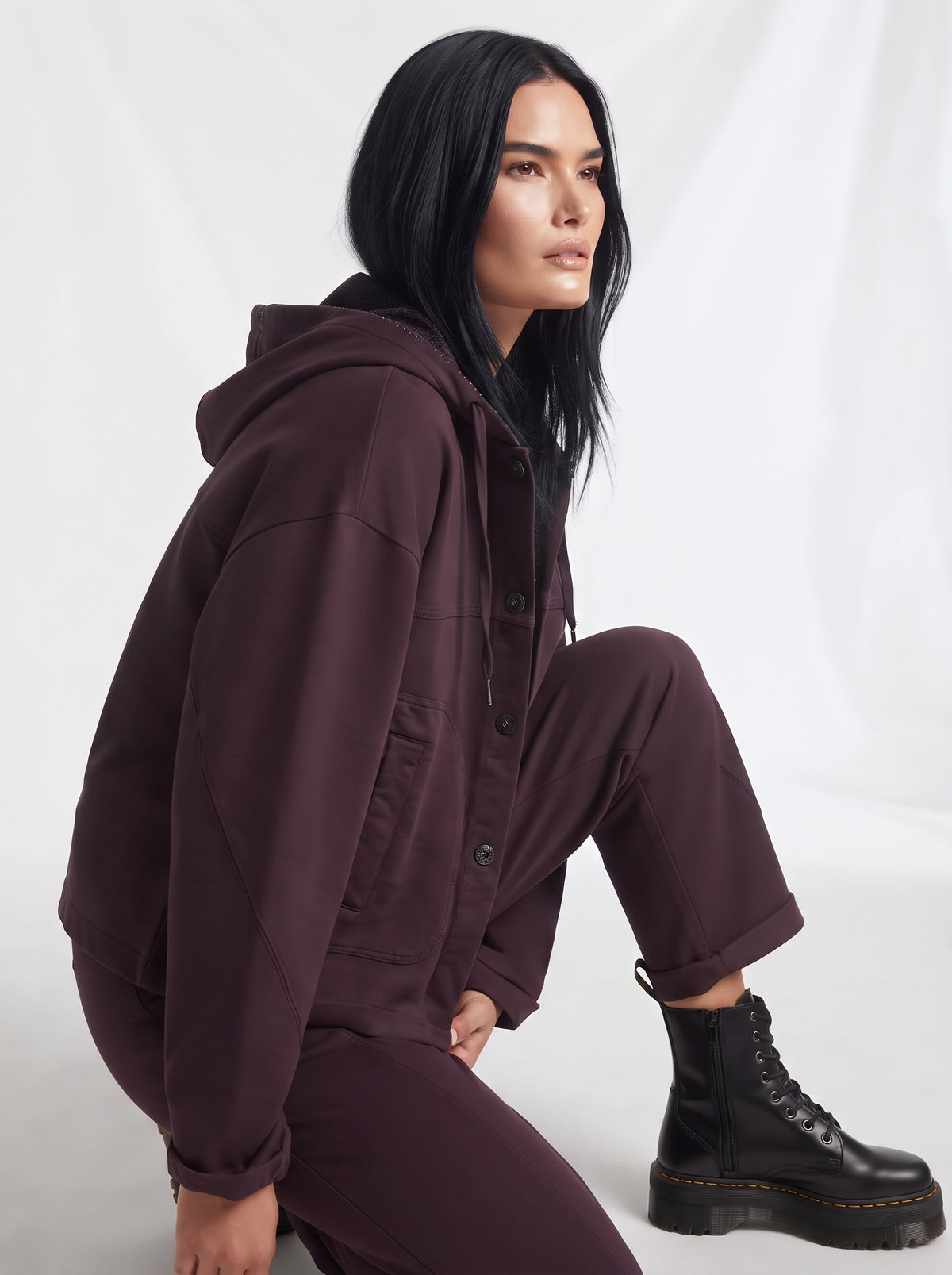 Pantalone in felpa con tagli