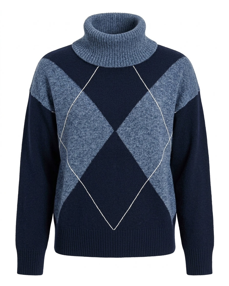 Maglia girocollo con collo staccabile