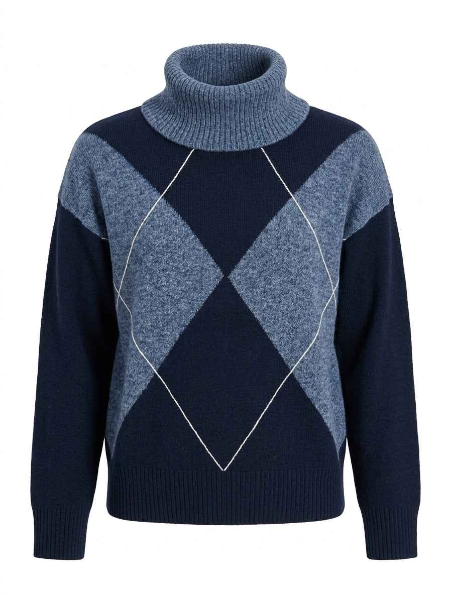 Maglia girocollo con collo staccabile