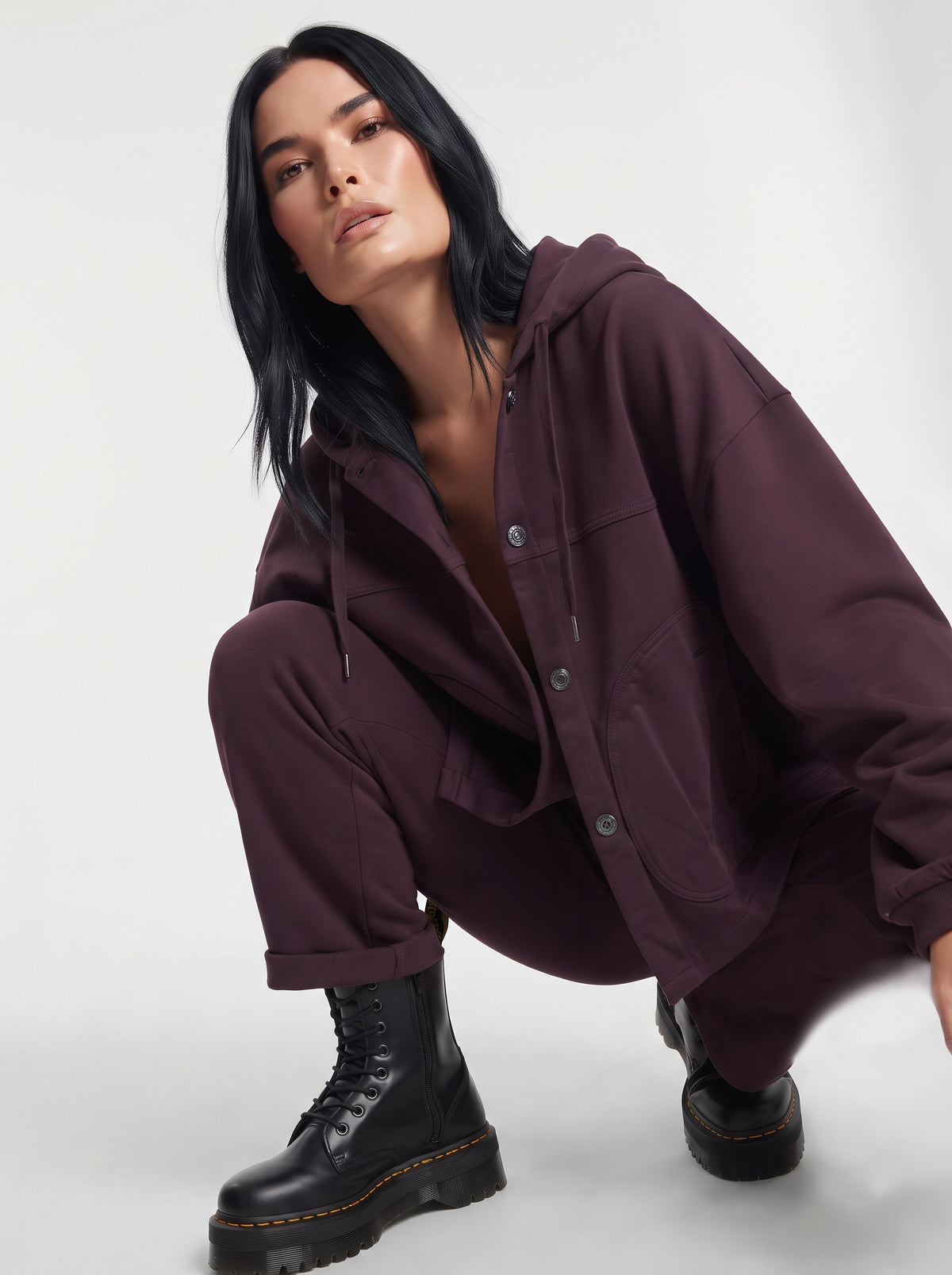 Pantalone in felpa con tagli