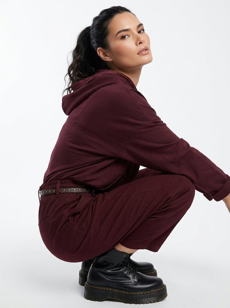 Pantalone balloon con cintura