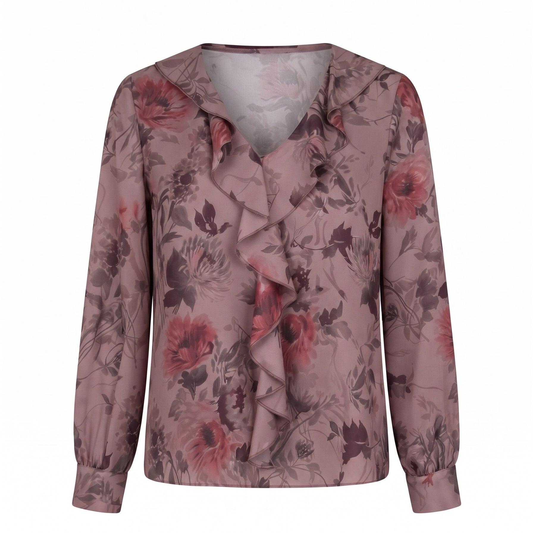 Blusa con rouches