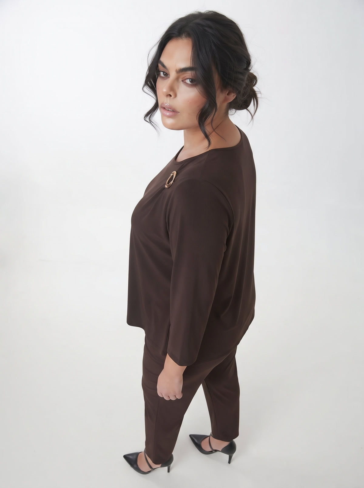 Blusa con accessorio