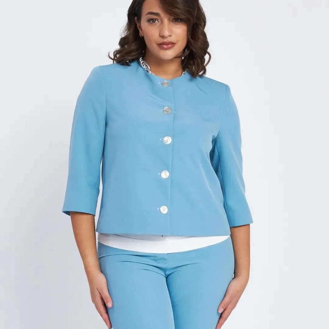 Giacca boxed fit con abbottonatura frontale POLVERE DORABELLA XXL