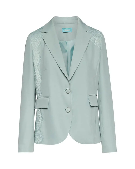 Giacca con pattine ed inserti asimmetrici in pizzo ALOE DORABELLA