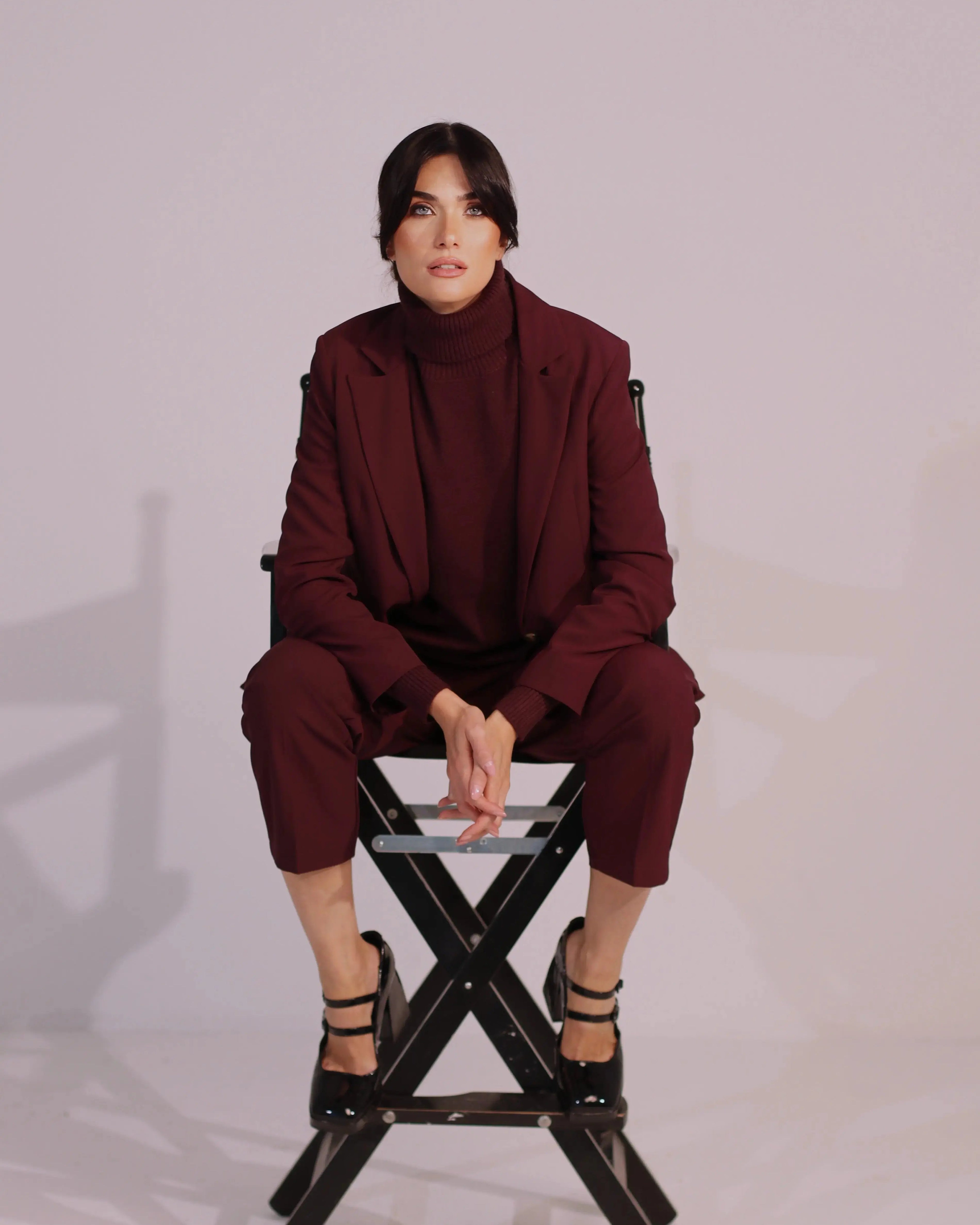 Pantalone gamba dritta in tinta unita DORABELLA