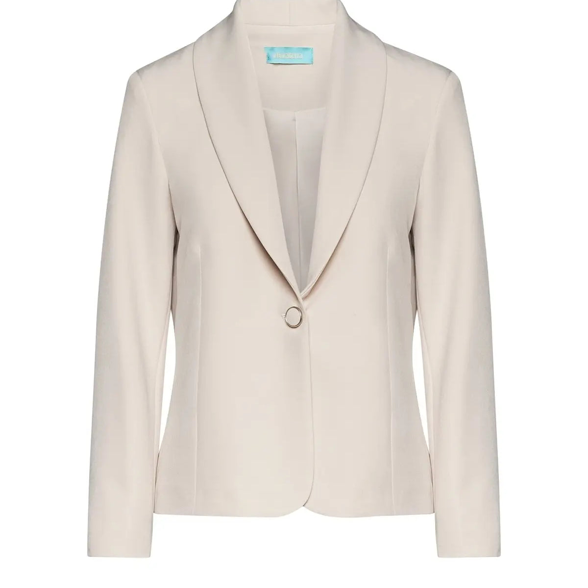 Giacca monopetto con fianchetti e collo sciallato DORABELLA