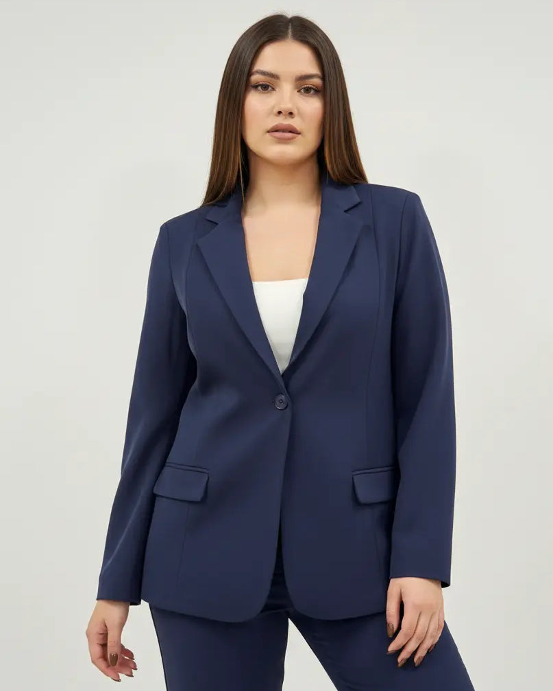 Giacca monopetto con taglio posteriore DORABELLA PIU'