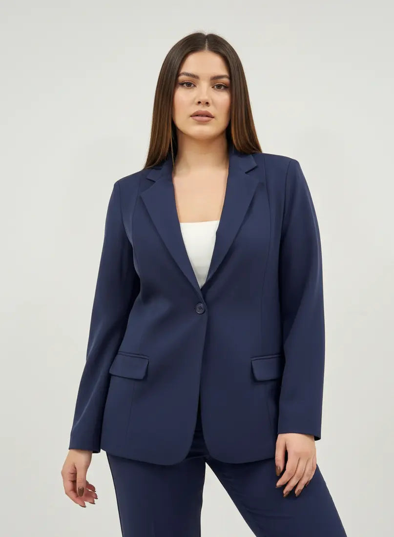 Giacca monopetto con taglio posteriore DORABELLA PIU'