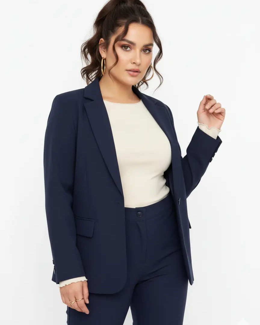 Giacca monopetto con taglio posteriore DORABELLA PIU'