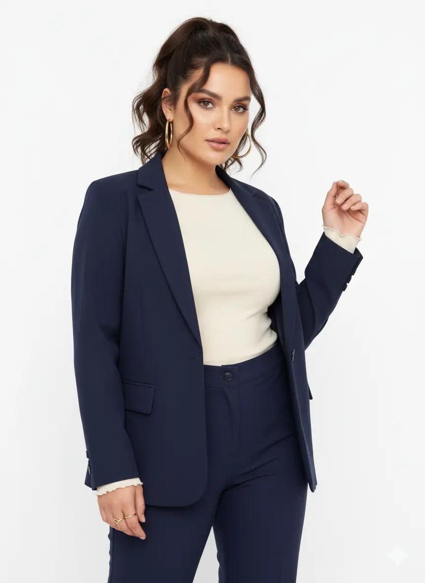 Giacca monopetto con taglio posteriore DORABELLA PIU'