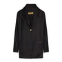 Giacca monopetto in tessuto gessato lurex NERO-ORO DORABELLA PIU'