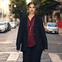 Giacca monopetto in tessuto gessato lurex NERO-ORO DORABELLA PIU'