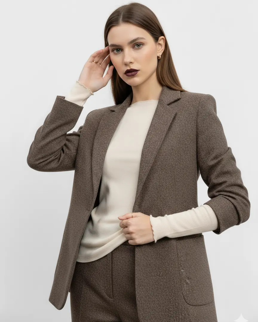 Giacca monopetto jaspè DORABELLA