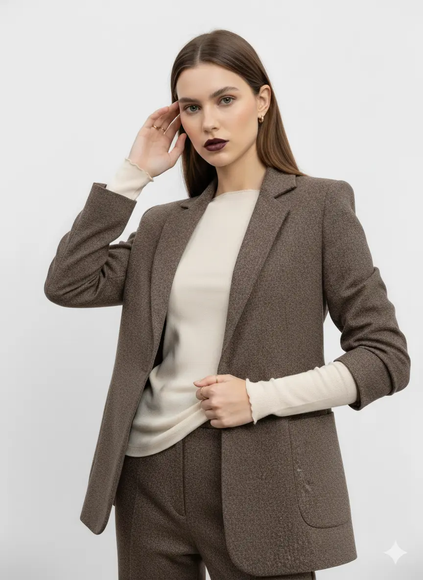 Giacca monopetto jaspè DORABELLA